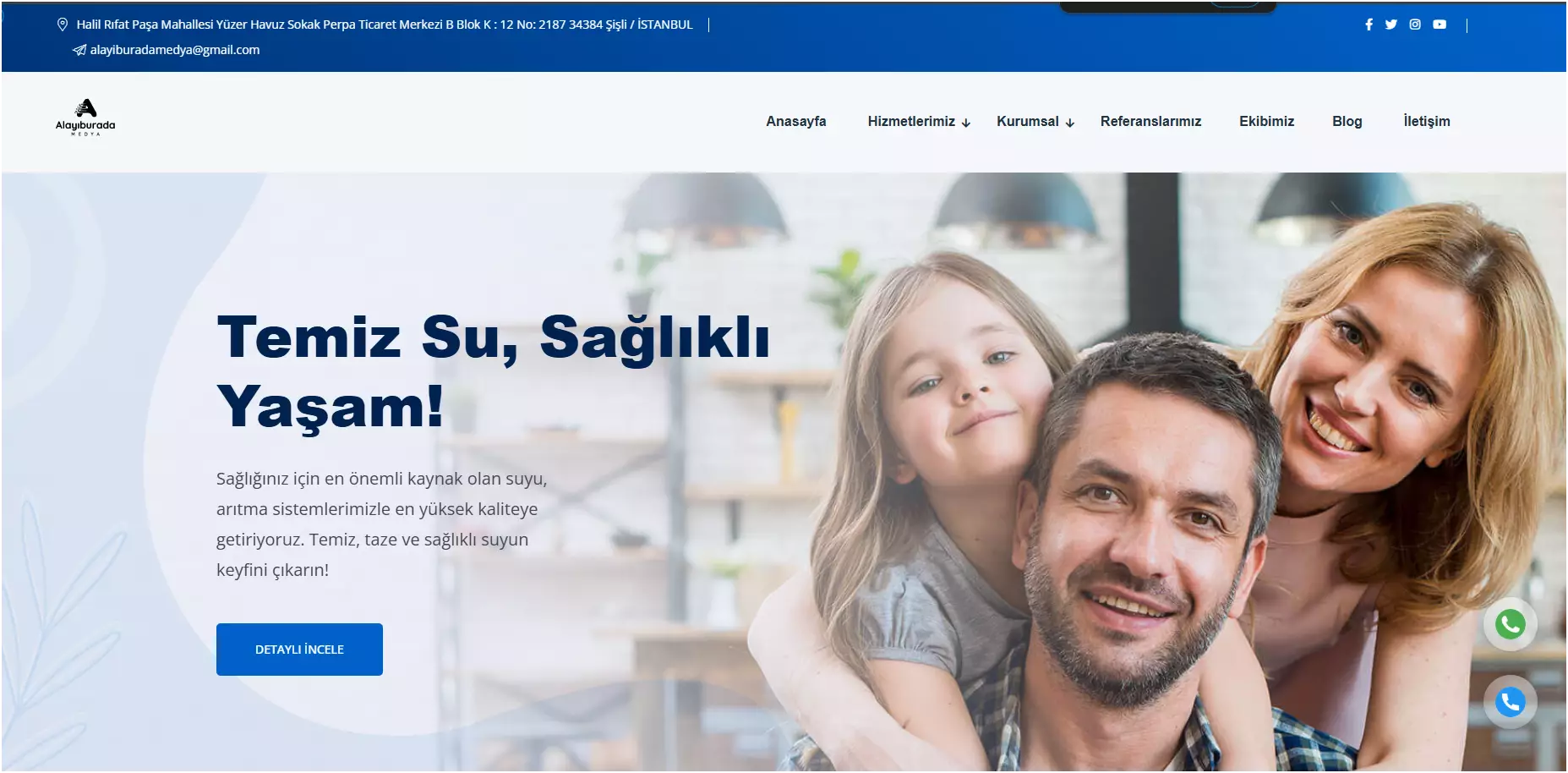 Su Arıtma Temalı Kurumsal Yazılım 💧