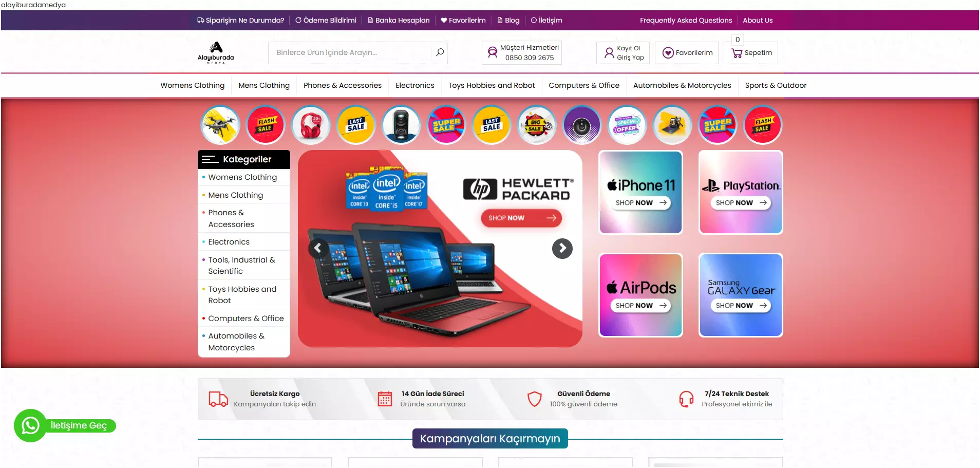 E-Ticaret Paketi 8 🛒