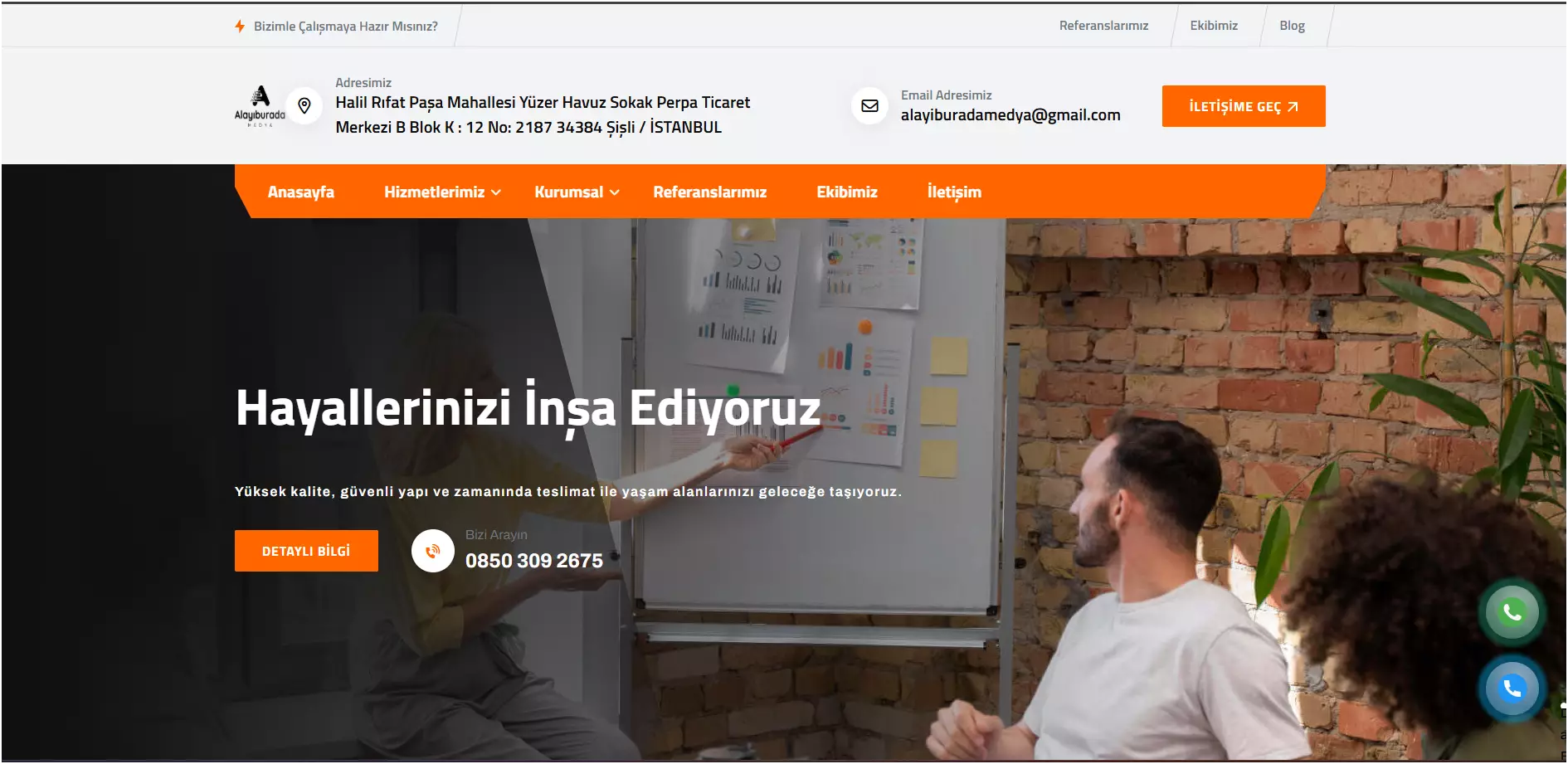 İnşaat Temalı Kurumsal Yazılım