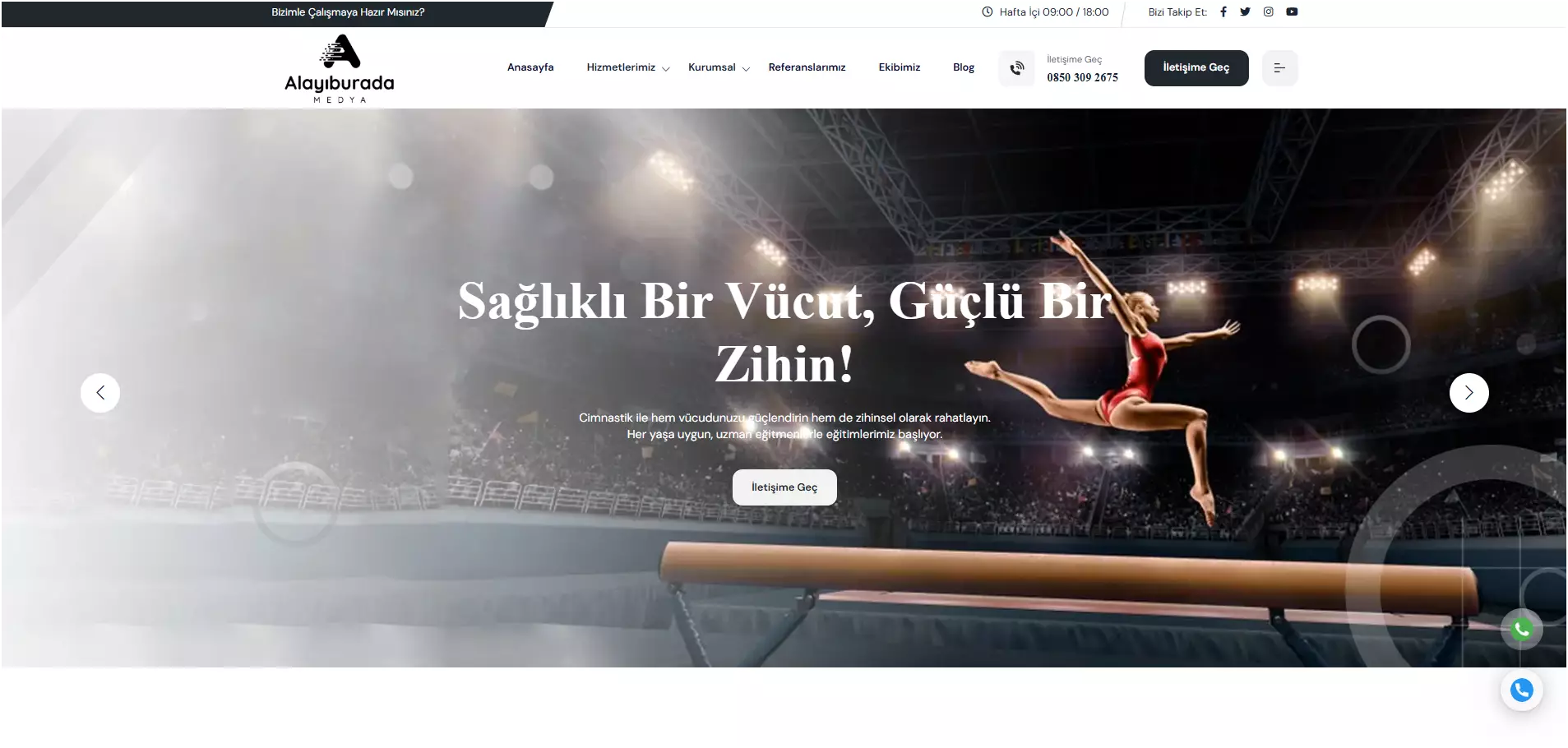 Spor Temalı Kurumsal Yazılım 🏆