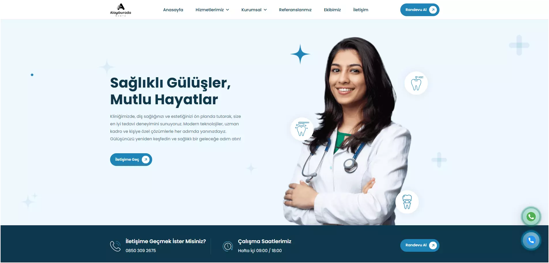 Sağlık Temalı Kurumsal Yazılım