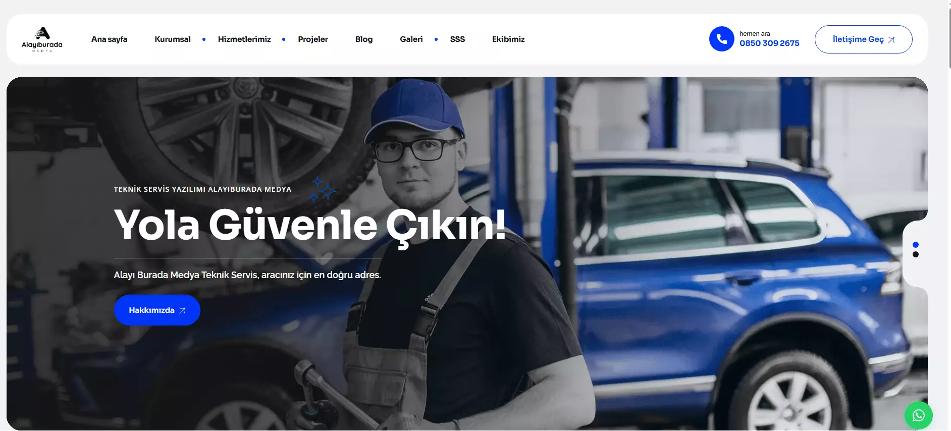 Teknik Servis Web Sitesi Yazılımı 🔧