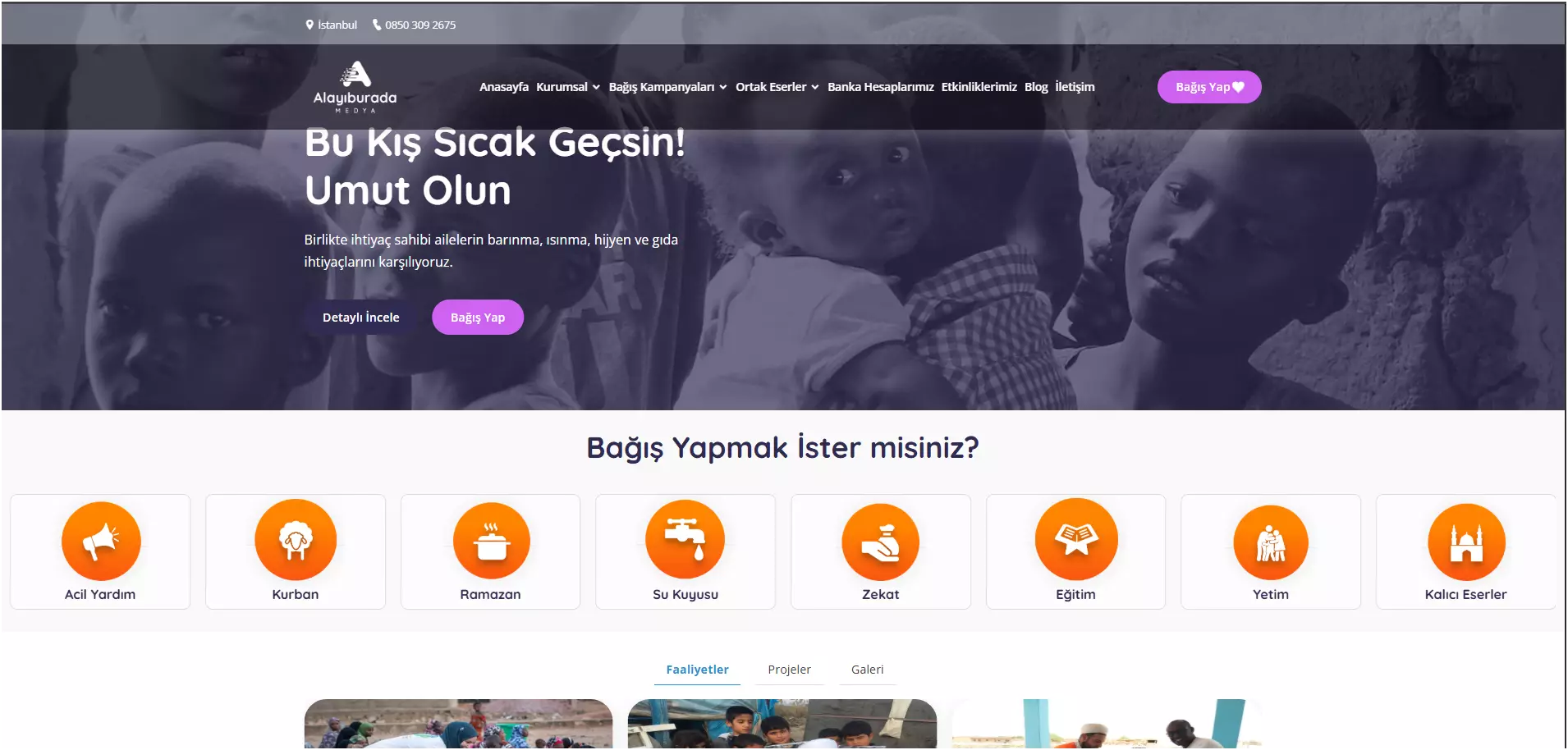 Dernek ve Bağış Yazılımı 💚