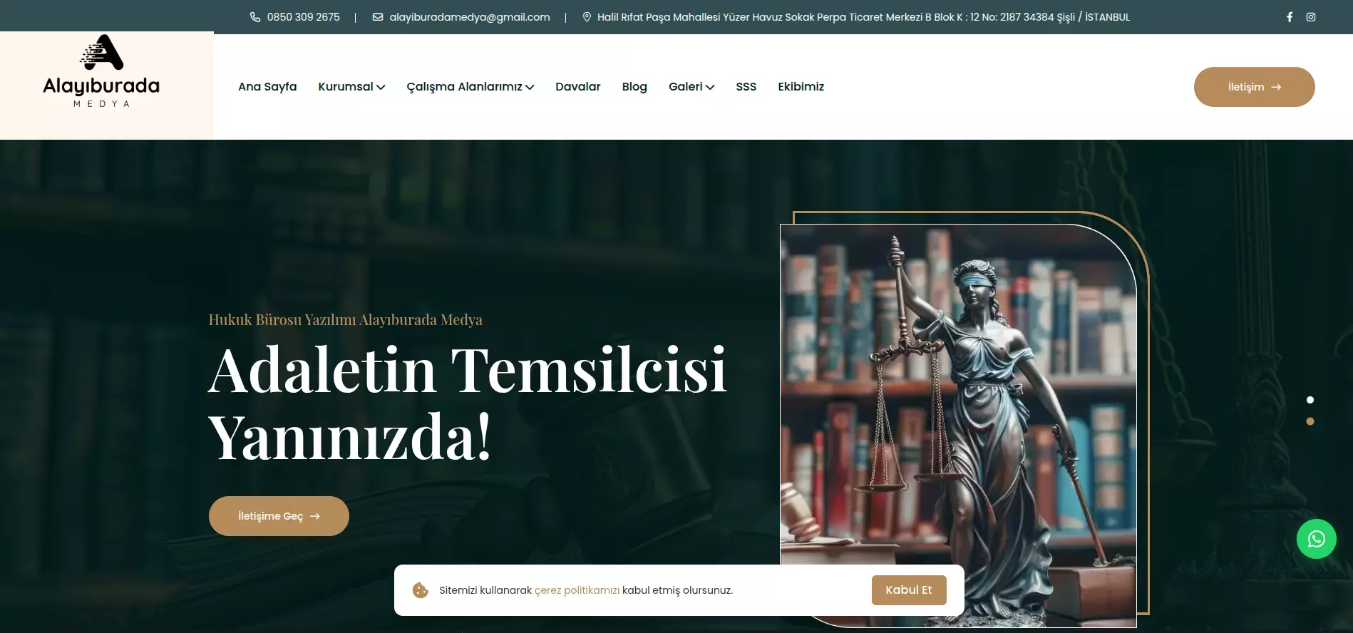 Avukatlık ve Hukuk Bürosu Yönetim Yazılımı ⚖️